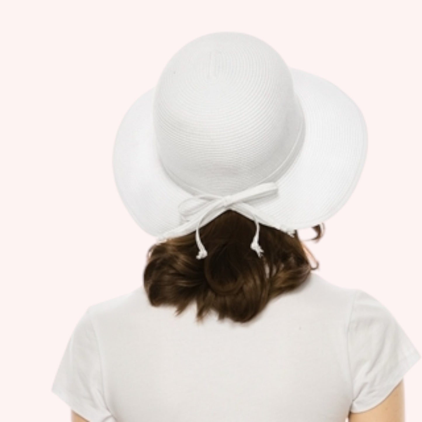 Fine Polybraid Split-Back Hat β Packable & Washable Sun Hat