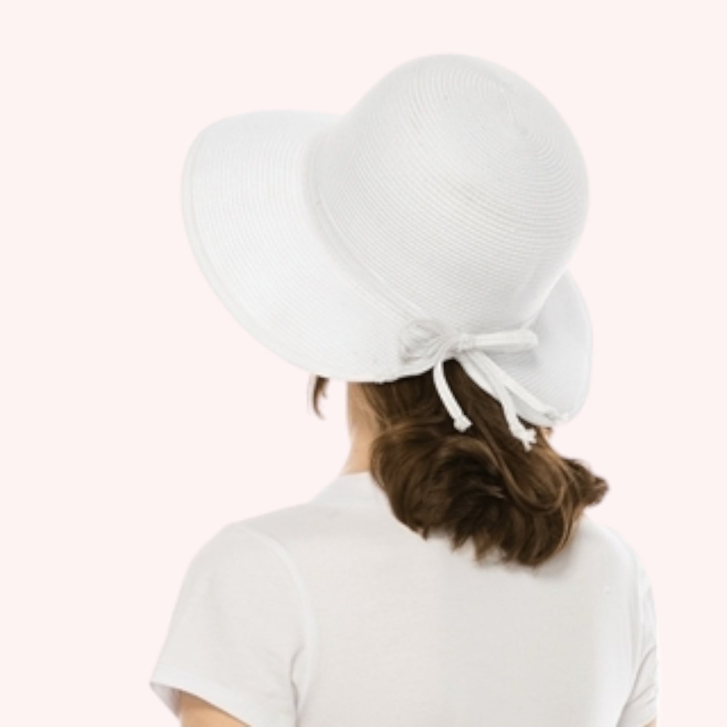 Fine Polybraid Split-Back Hat β Packable & Washable Sun Hat