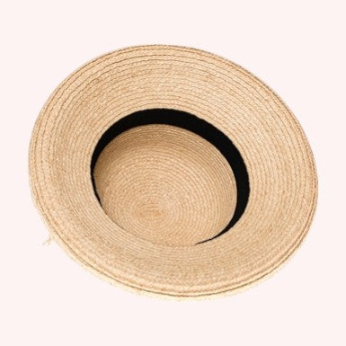 Raffia Straw Kettle Sun Hat β Handmade, Packable & UPF 50+
