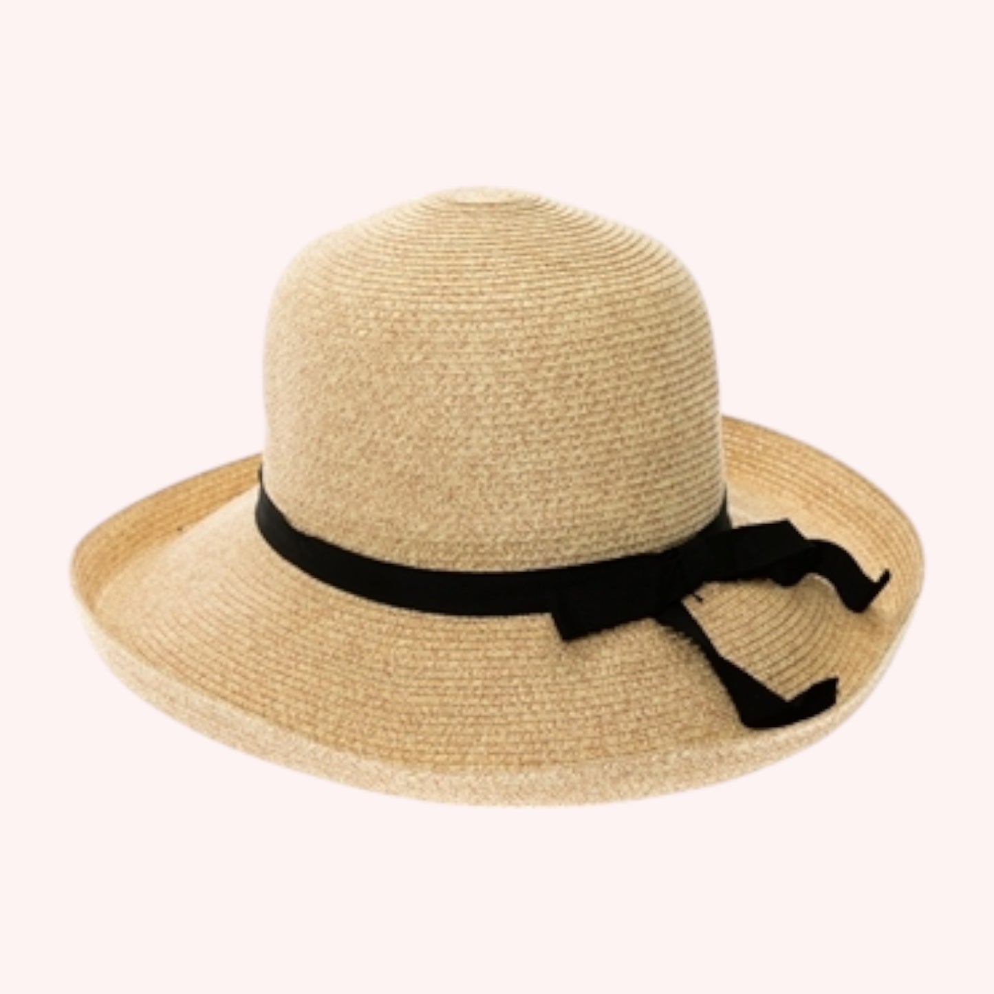 Fine Paper Braid Kettle Hat β Packable UPF 50+ Sun Hat