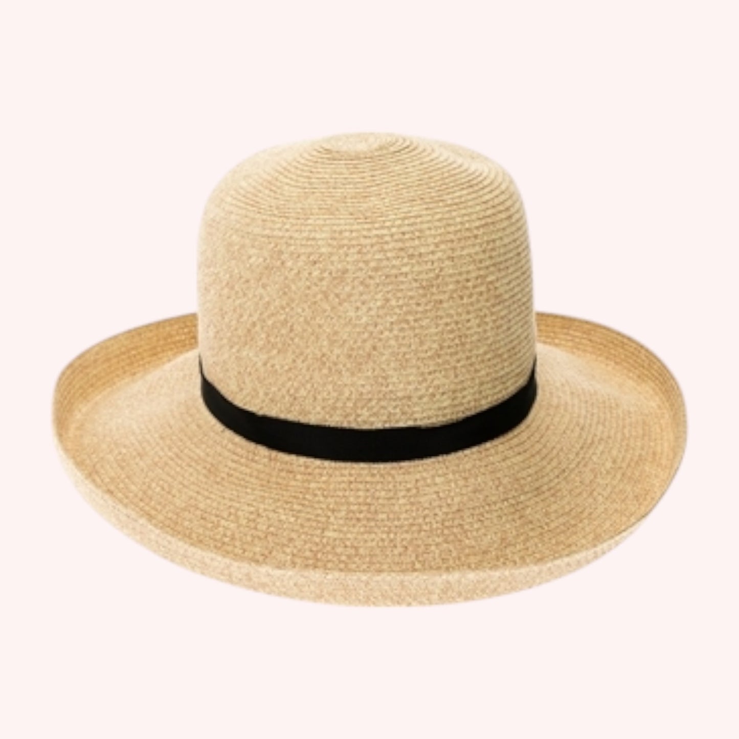 Fine Paper Braid Kettle Hat β Packable UPF 50+ Sun Hat