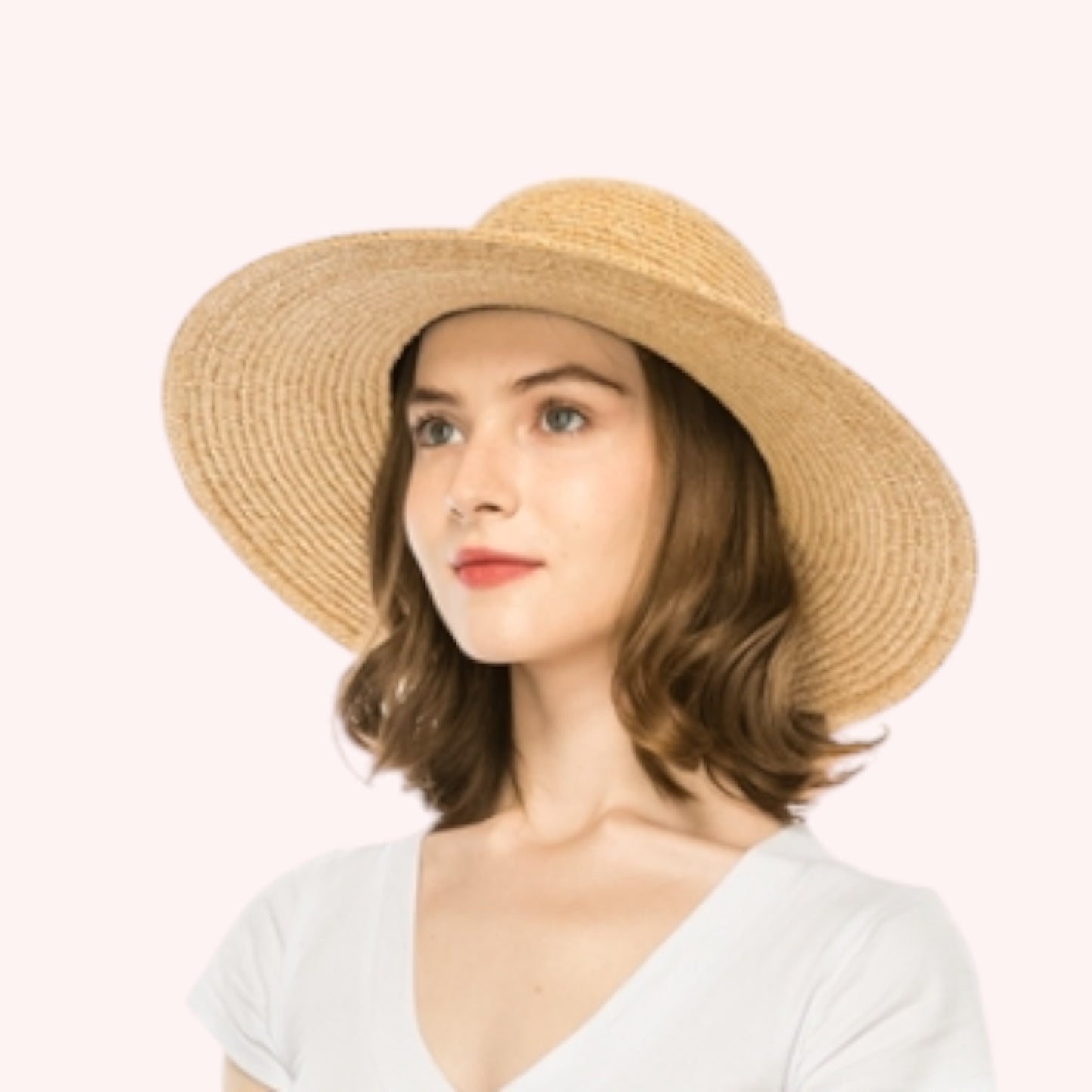 Beaded Raffia Straw Sun Hat β Handmade, Stylish & Sun-Safe!