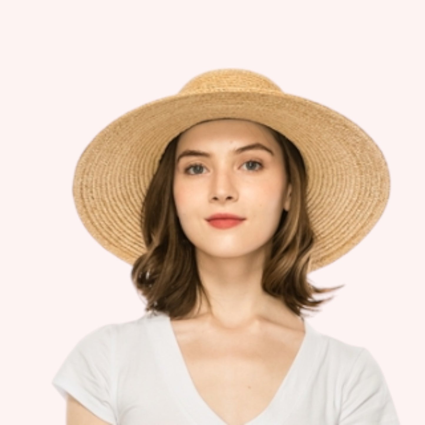 Beaded Raffia Straw Sun Hat β Handmade, Stylish & Sun-Safe!