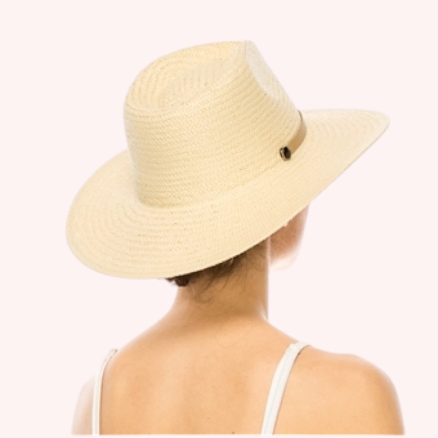 Handwoven Toyo Straw Panama Hat β Timeless & Elegant