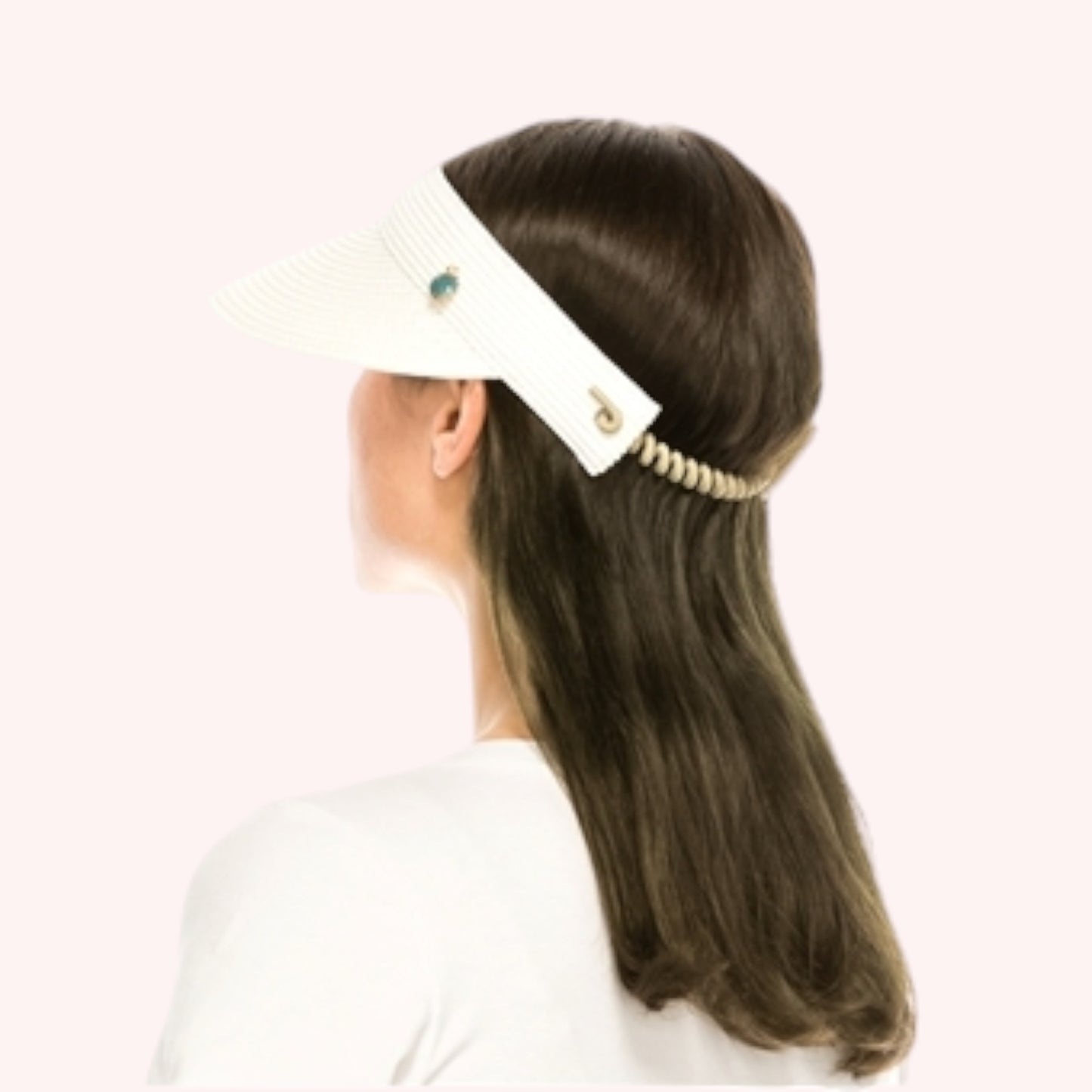 Straw Visor w/ Stretch Tie β Lightweight & Adjustable Fit