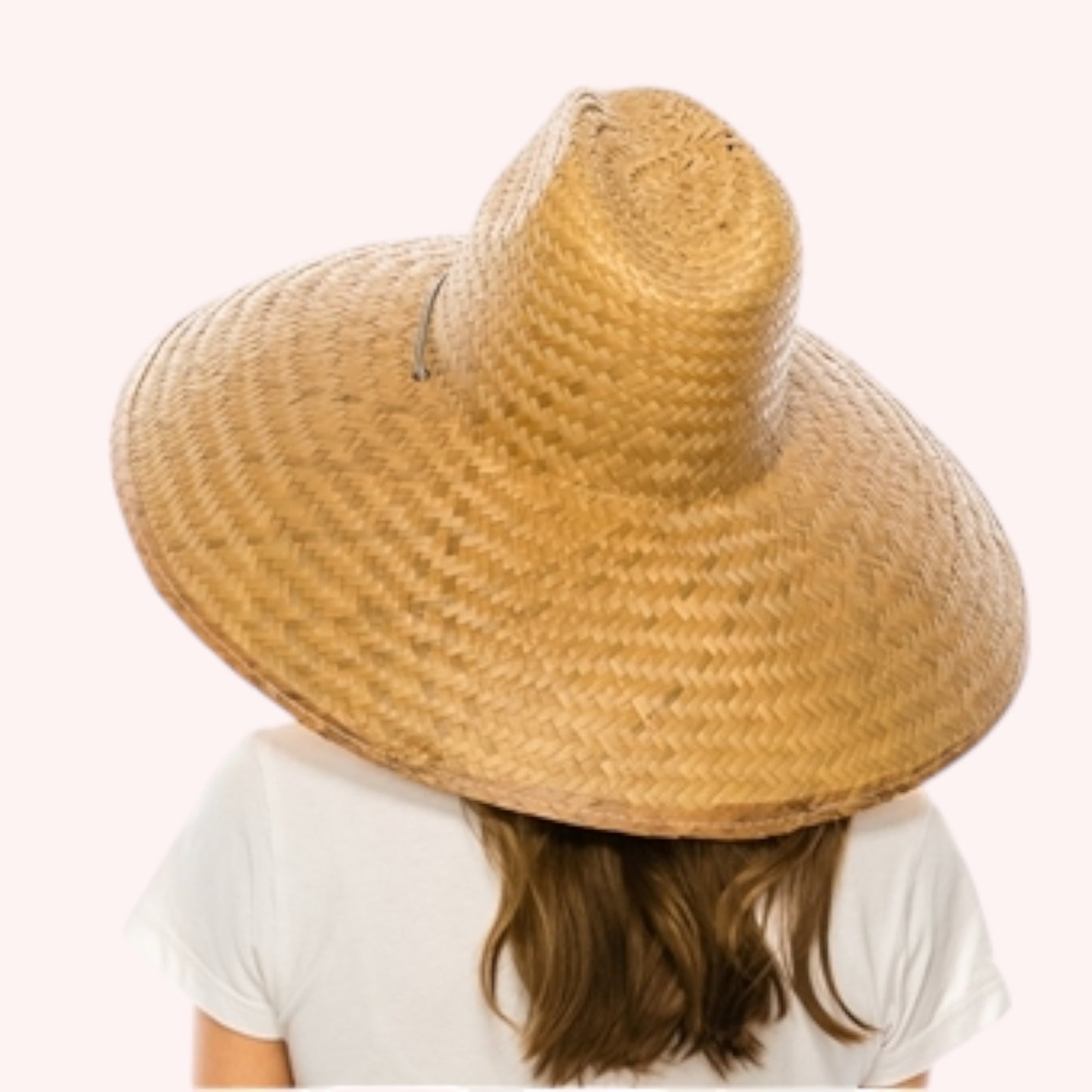 Oversized Palm Leaf Lifeguard Hat – Maximum Sun Protection