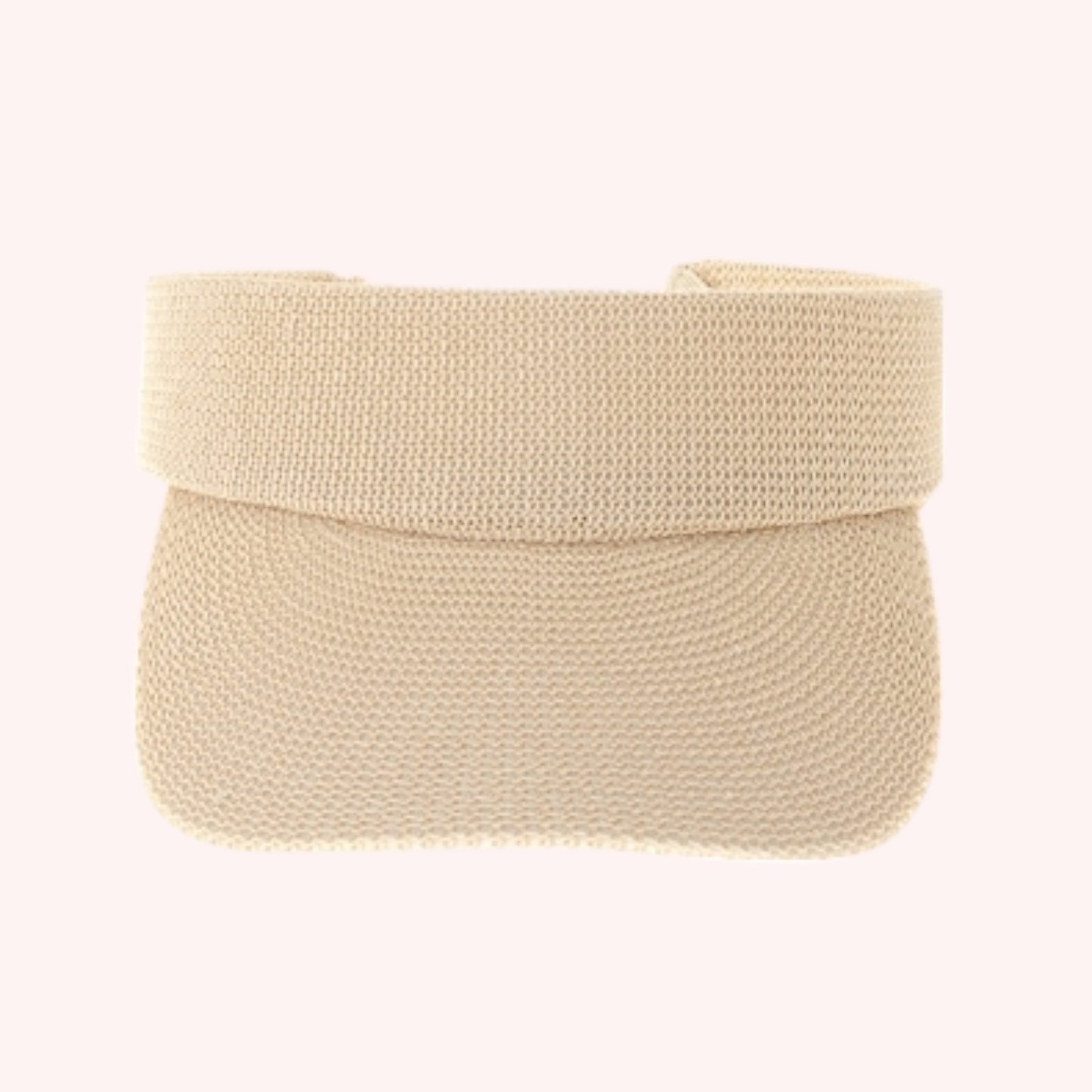 Sporty Straw Visor β Lightweight, Breathable & Adjustable