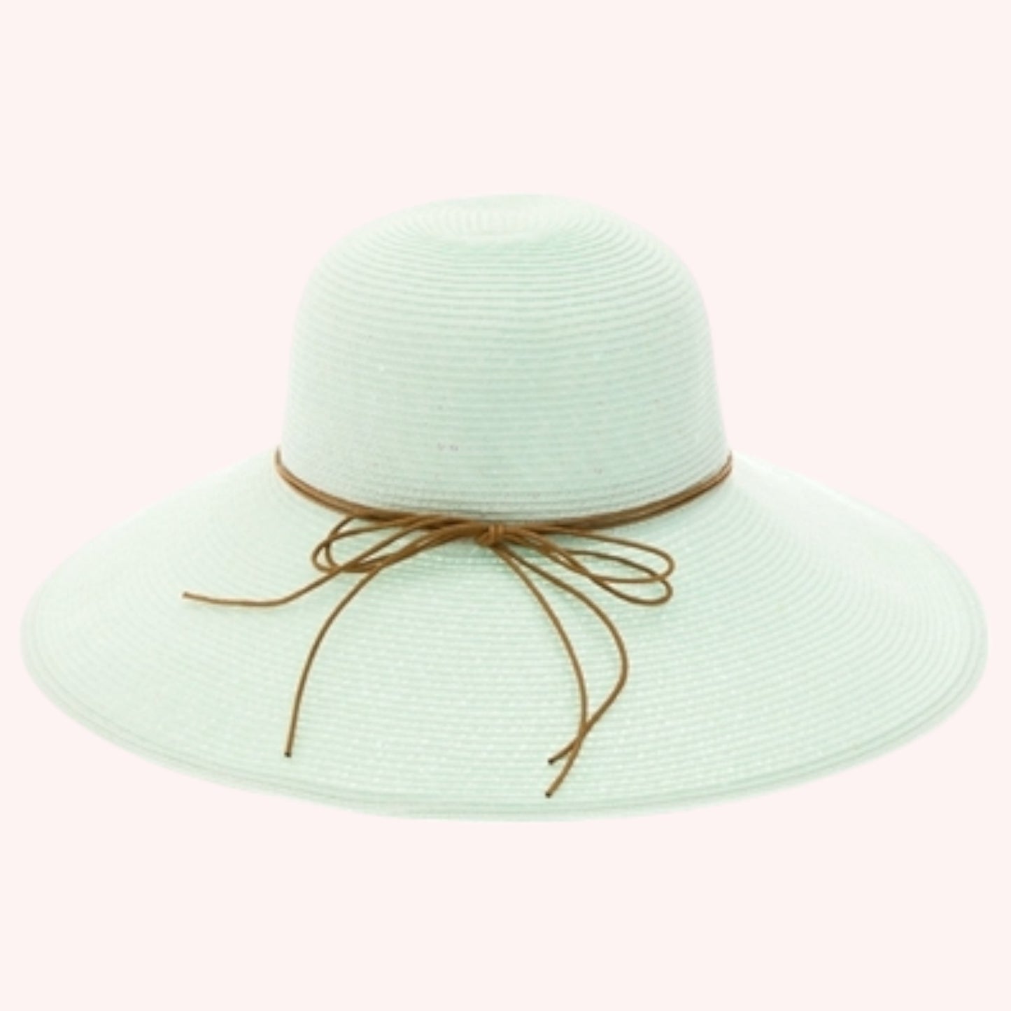 Shimmery Lampshade Straw Hat β Elegant & UP