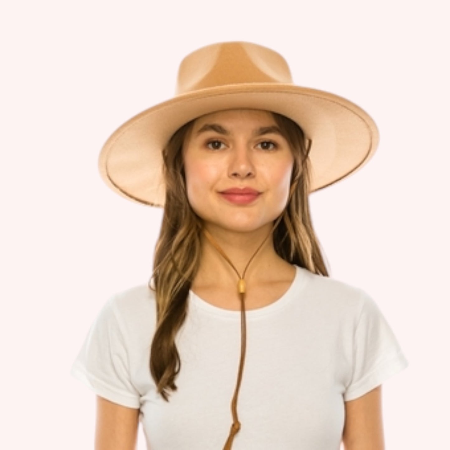 Vegan Felt Rancher w/ Chin Cord