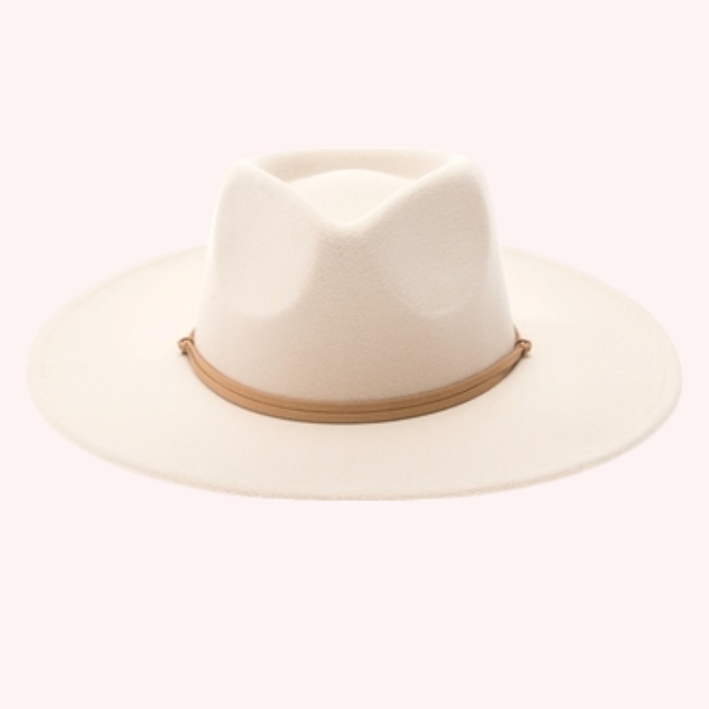Vegan Felt Rancher w/ Chin Cord