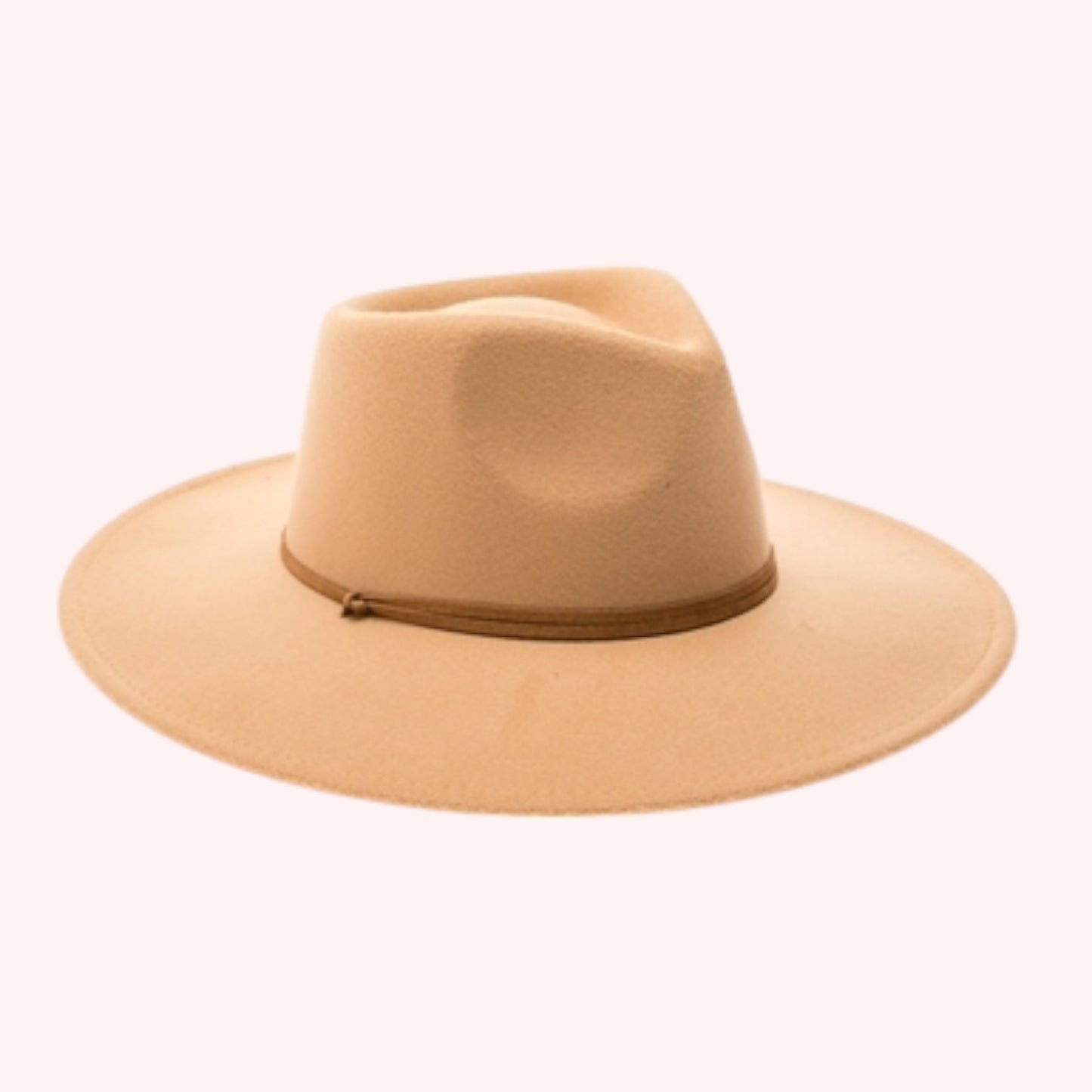 Vegan Felt Rancher w/ Chin Cord