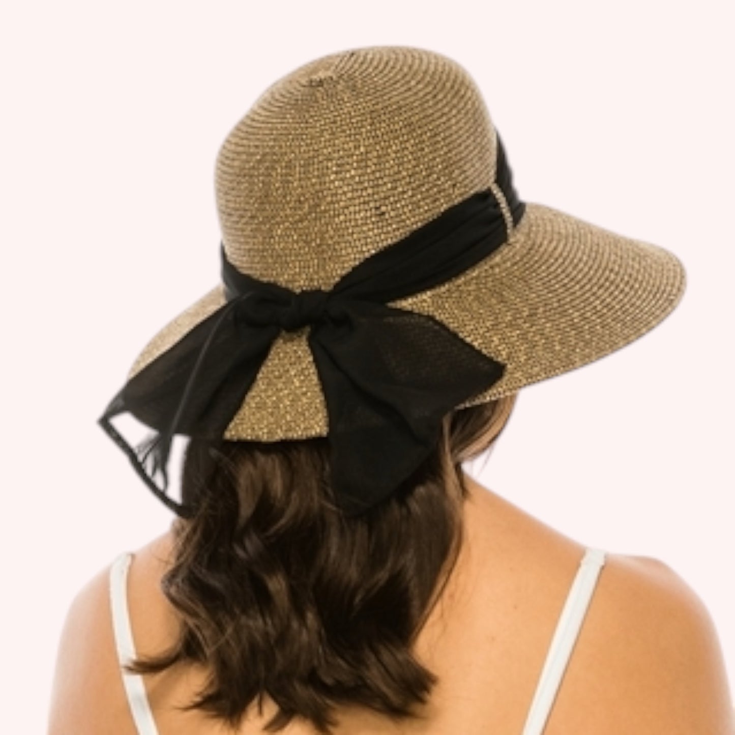 Lampshade Sun Hat w/ Sash – Classic & UPF 50+ Protection