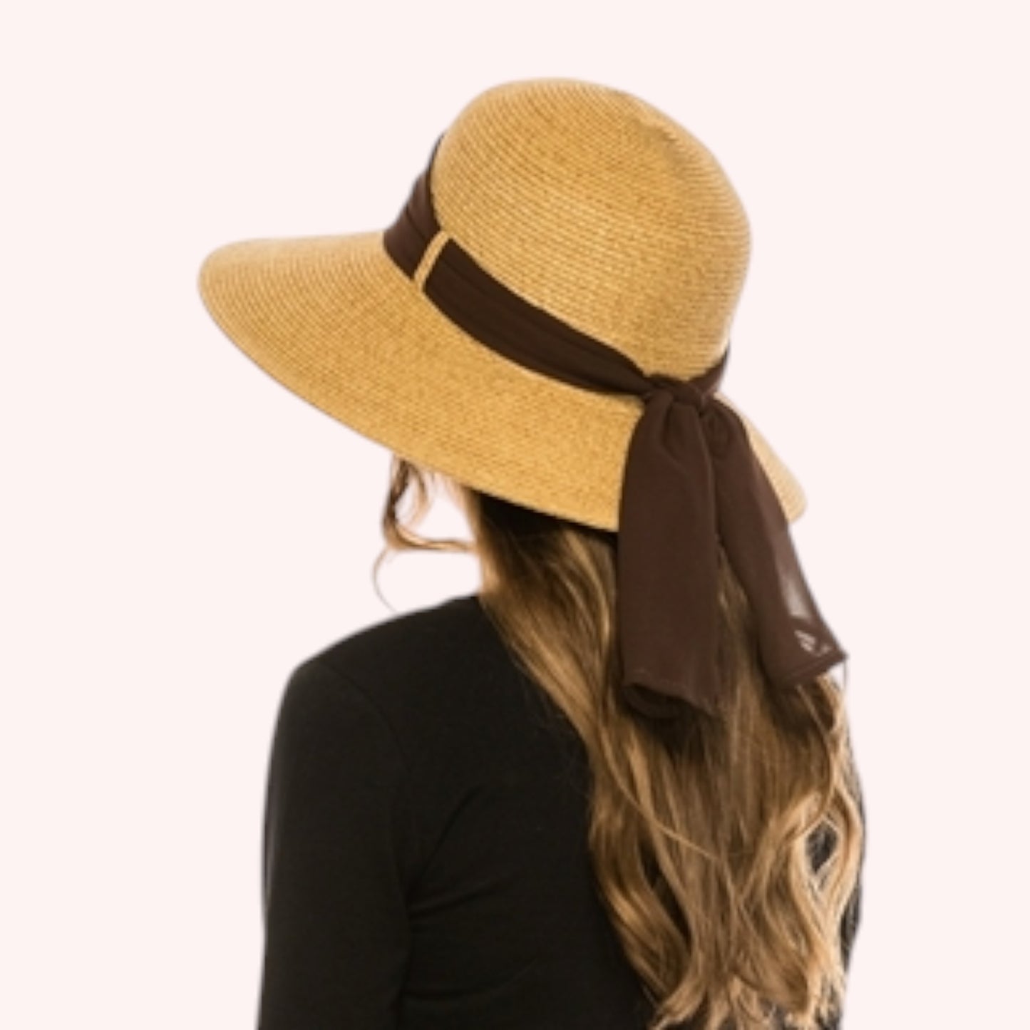 Lampshade Sun Hat w/ Sash β Classic & UPF 50+ Protection