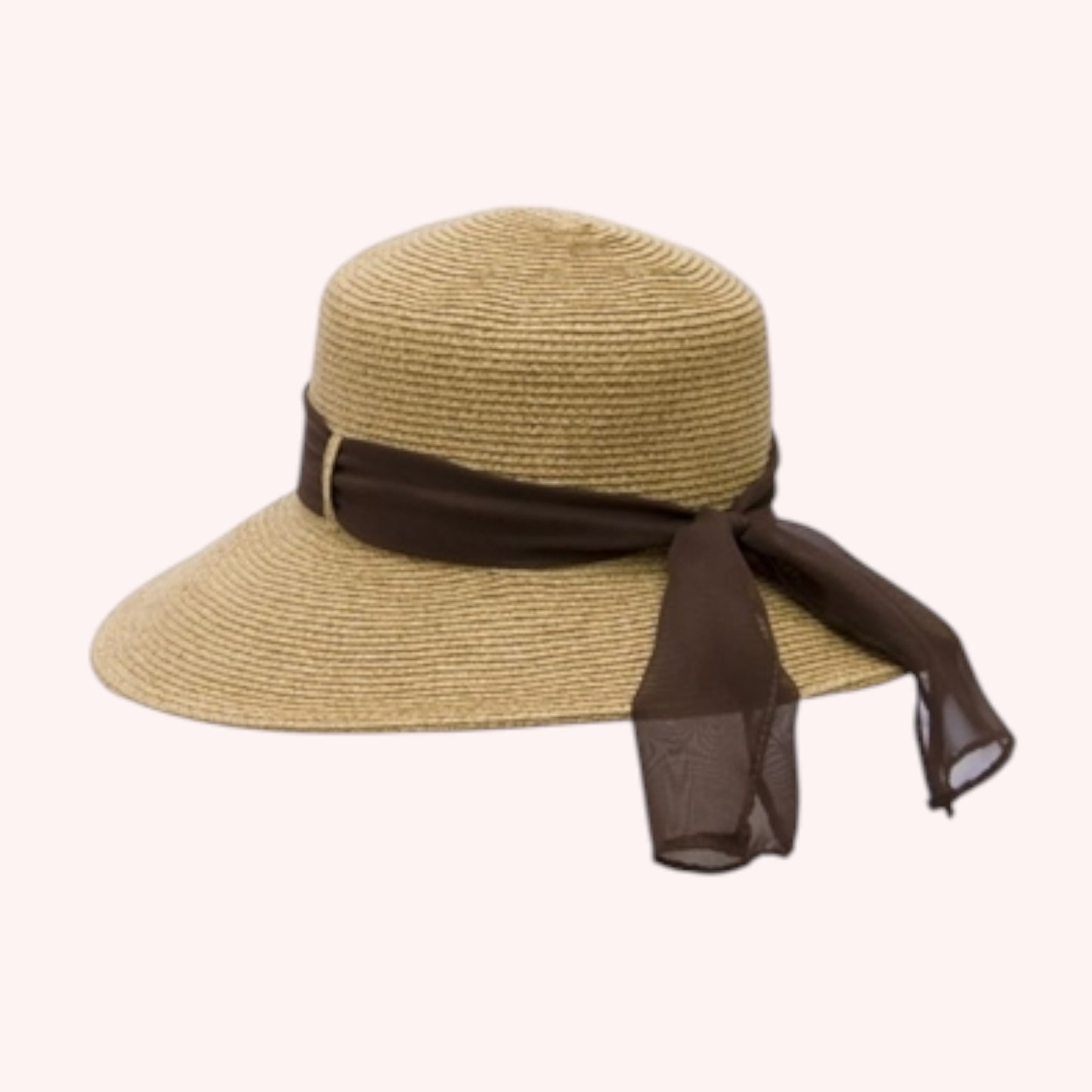 Lampshade Sun Hat w/ Sash β Classic & UPF 50+ Protection