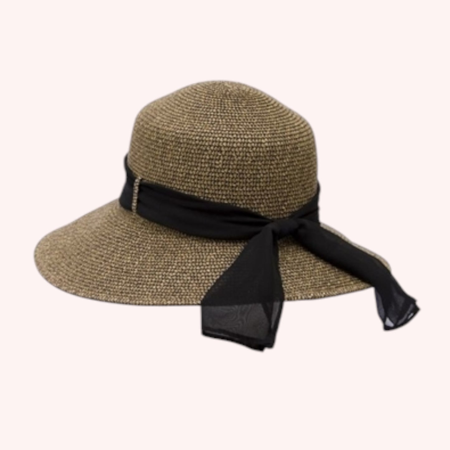 Lampshade Sun Hat w/ Sash β Classic & UPF 50+ Protection