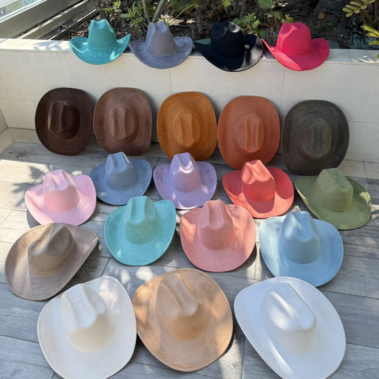 Vegan Suede Cattleman Cowboy Hat