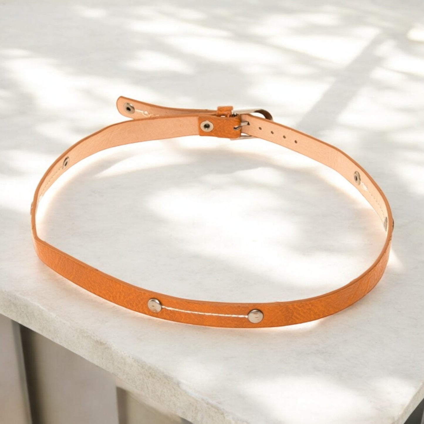 Hat Band – Textured Faux Leather w/ Stitching