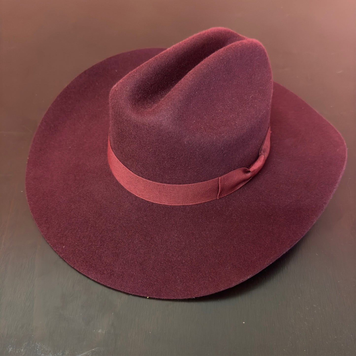 WOOL RANCHER COWBOY HAT RIBBON WITH RIBBON