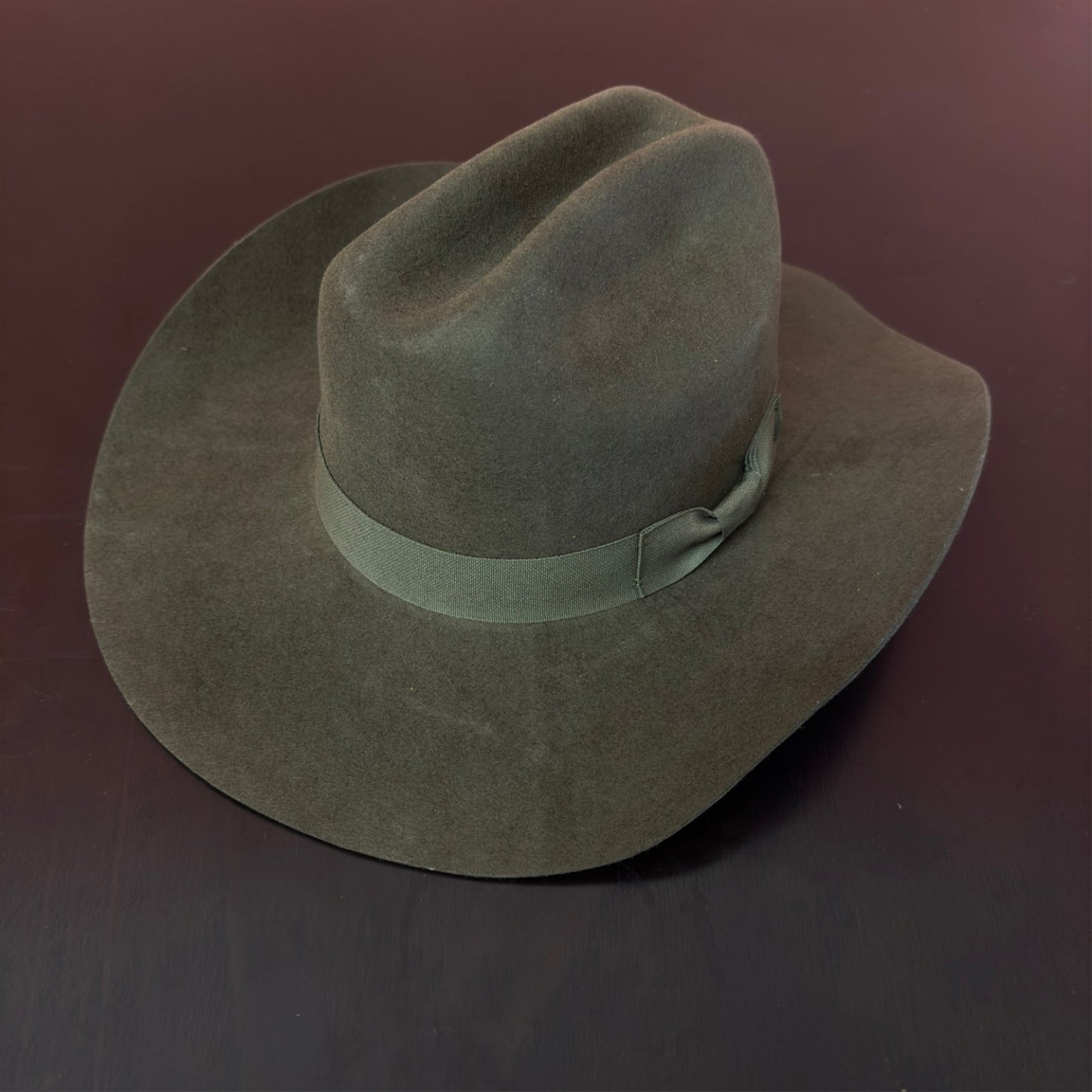 WOOL RANCHER COWBOY HAT RIBBON WITH RIBBON