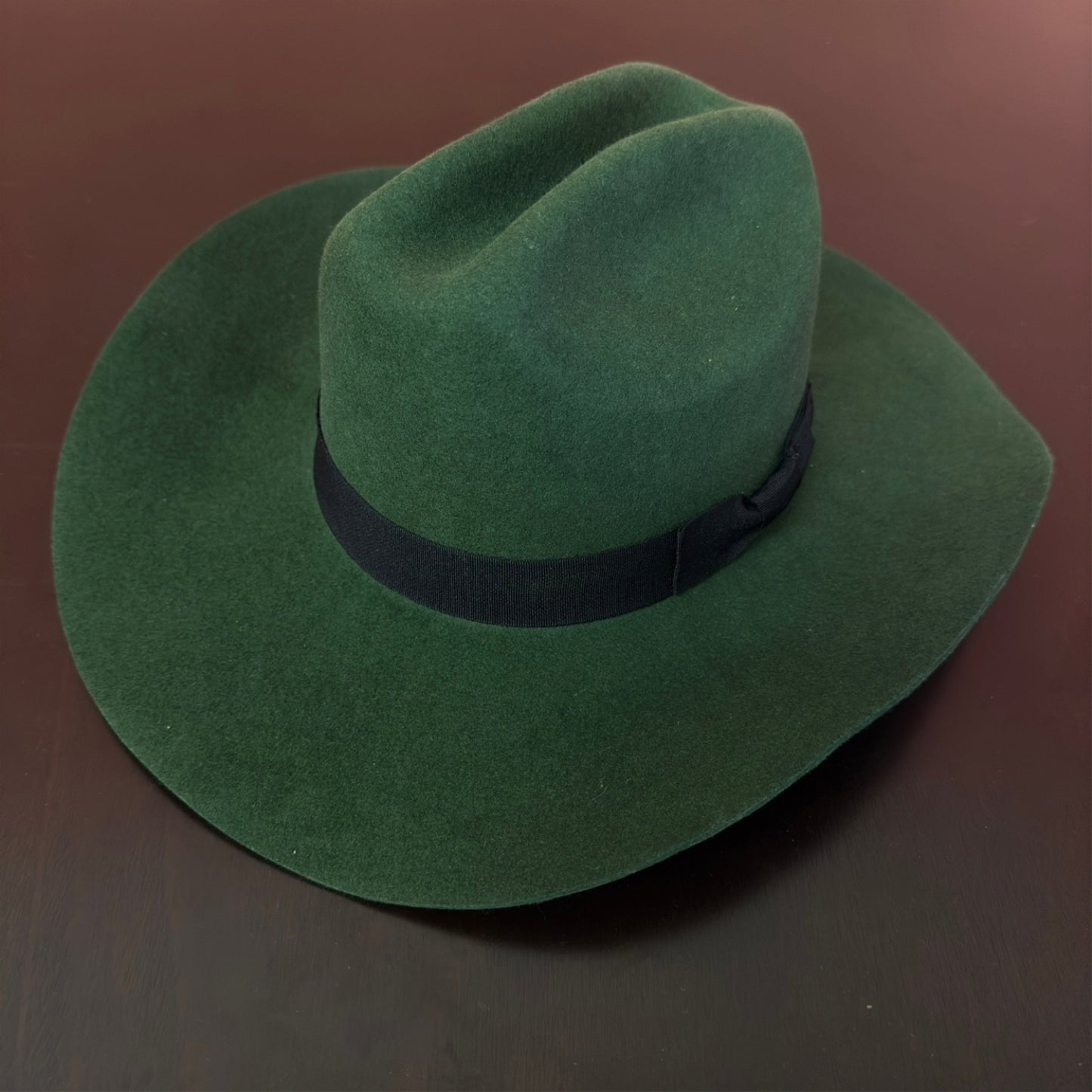 WOOL RANCHER COWBOY HAT RIBBON WITH RIBBON