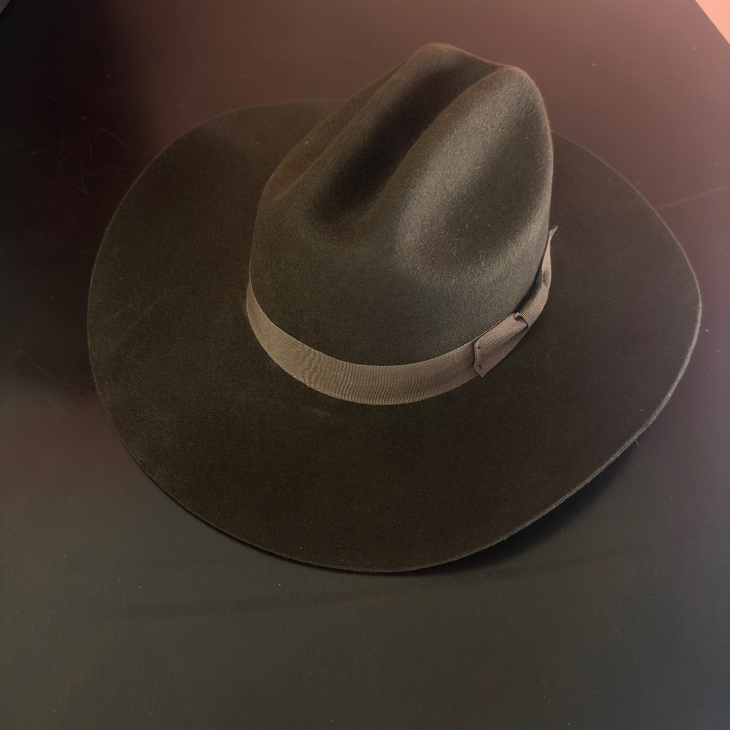 WOOL RANCHER COWBOY HAT RIBBON WITH RIBBON