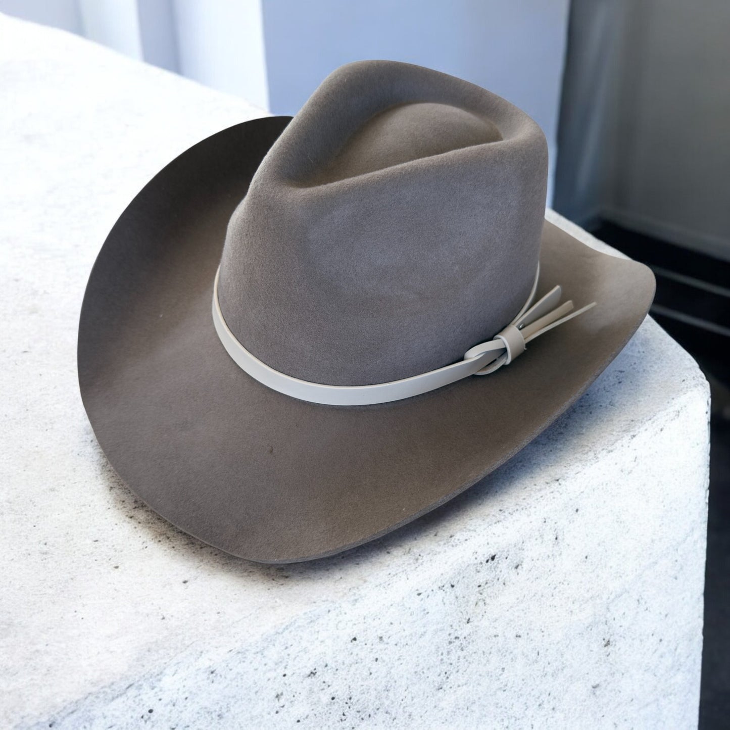 Premium Australian Wool Cowboy Hat with Leather Band