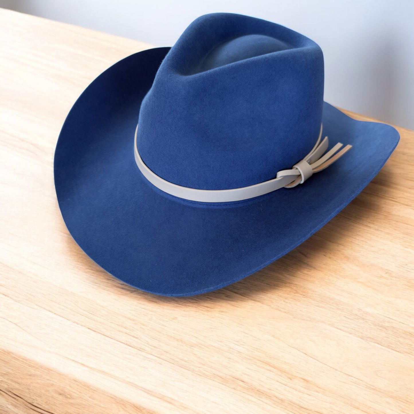 Premium Australian Wool Cowboy Hat with Leather Band