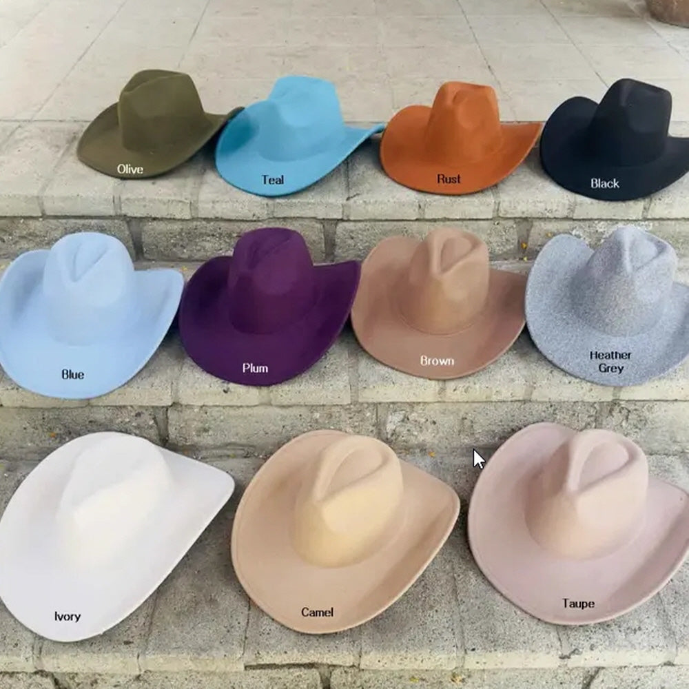 Vegan Felt Cowboy Hat