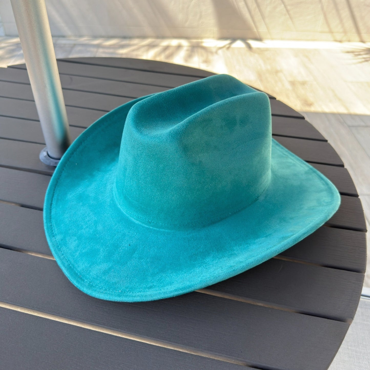 Vegan Suede Cattleman Cowboy Hat