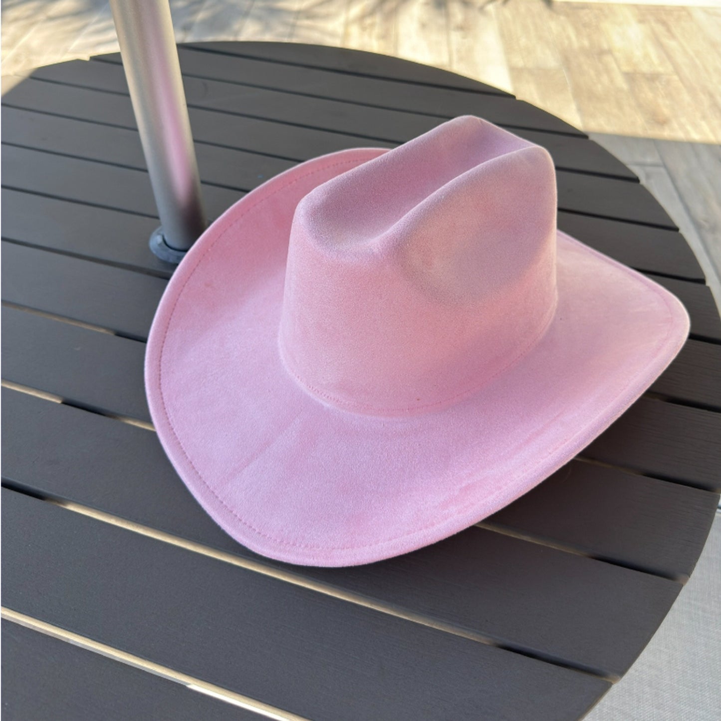 Vegan Suede Cattleman Cowboy Hat