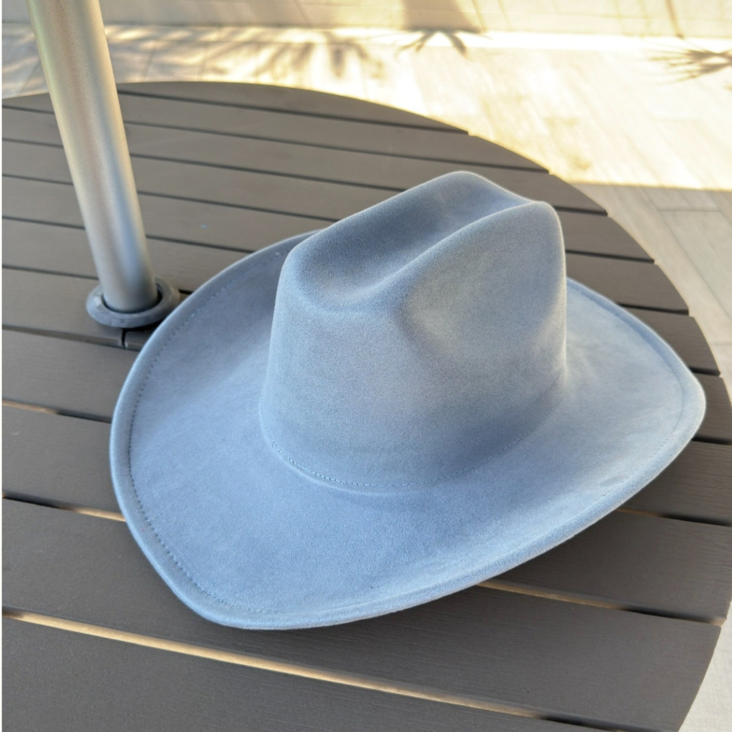Vegan Suede Cattleman Cowboy Hat