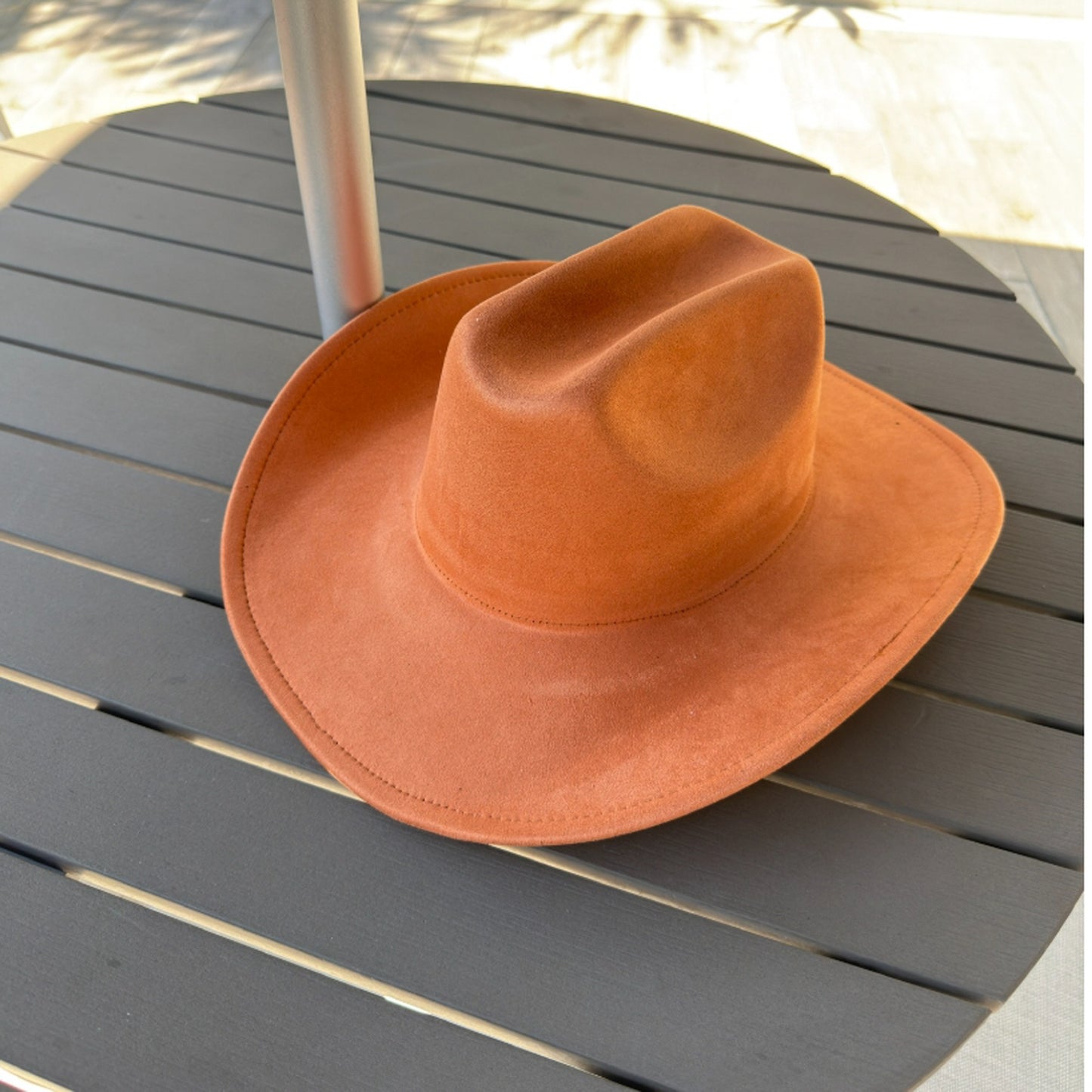 Vegan Suede Cattleman Cowboy Hat
