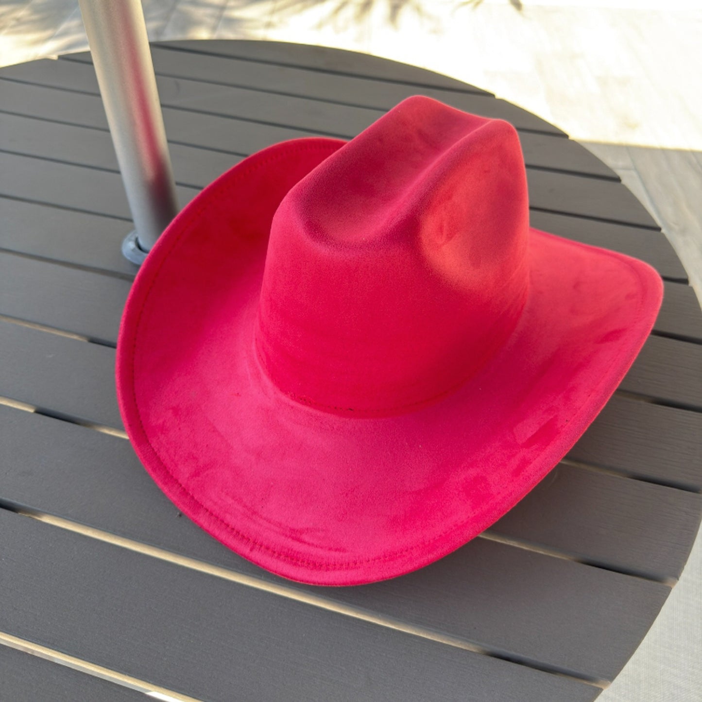 Vegan Suede Cattleman Cowboy Hat