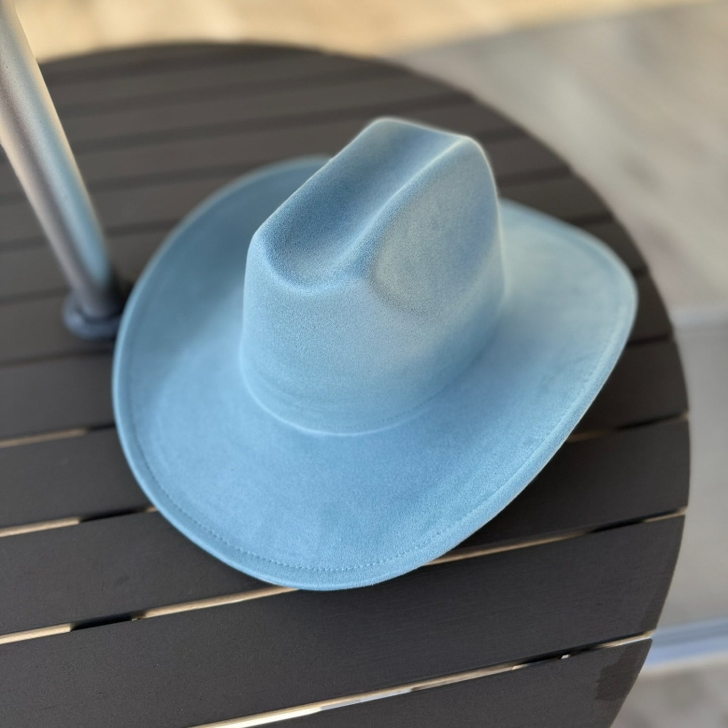 Vegan Suede Cattleman Cowboy Hat