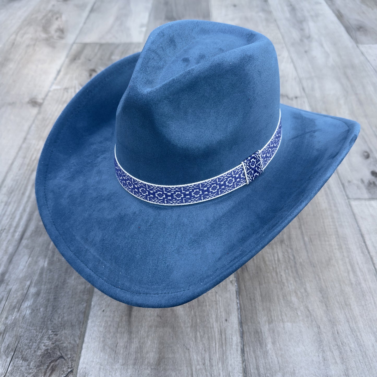 Fashion Vegan Suede Cowboy Hat