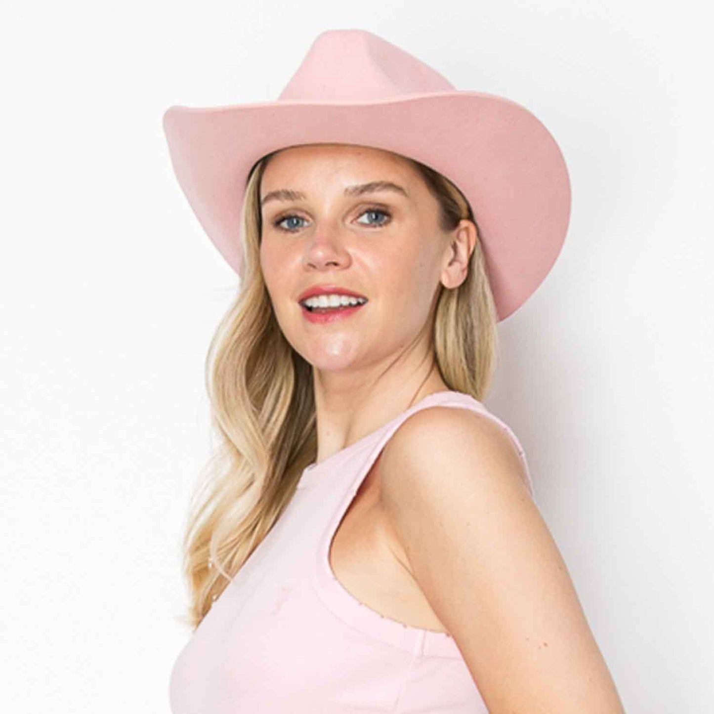 WOOL CLASSIC COWBOY HAT WITH LEATHER BELT