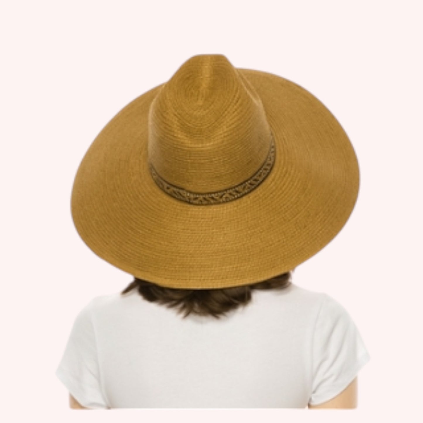 Large Brim Safari Sun Hat – Tribal Band & UPF 50+