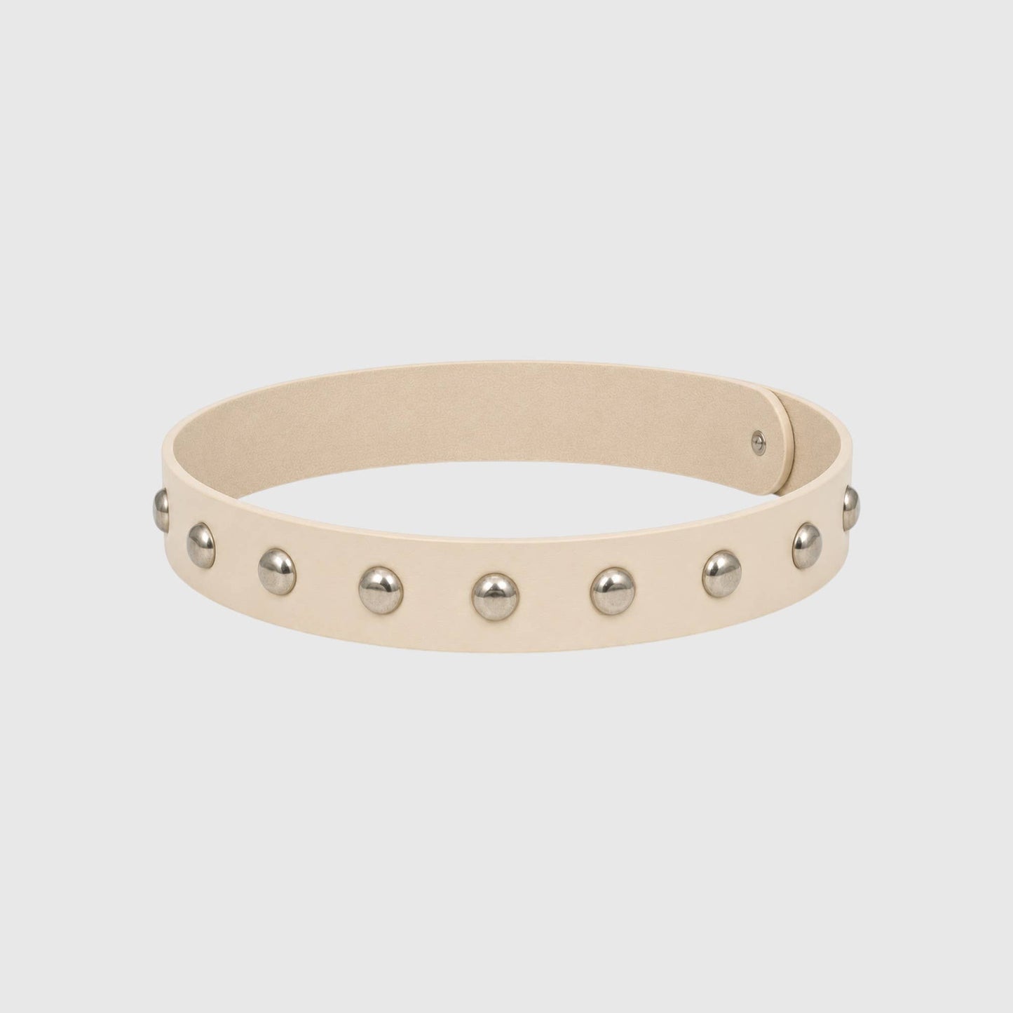 Western Round Stud Faux Leather Hat Band