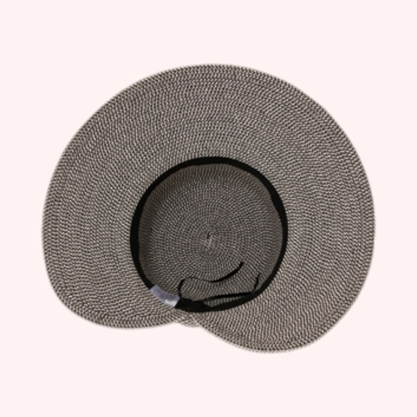 Heather Straw Split Back Sun Hat