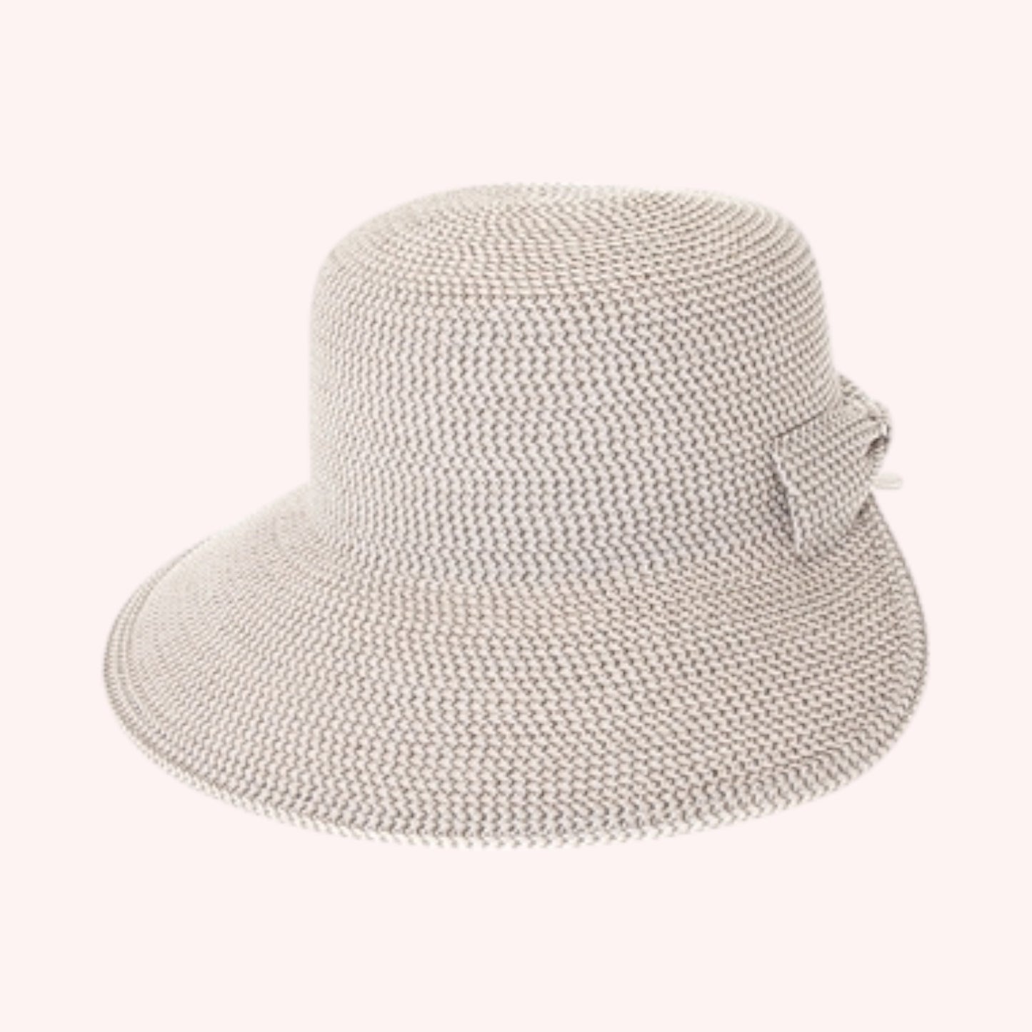 Heather Straw Split Back Sun Hat