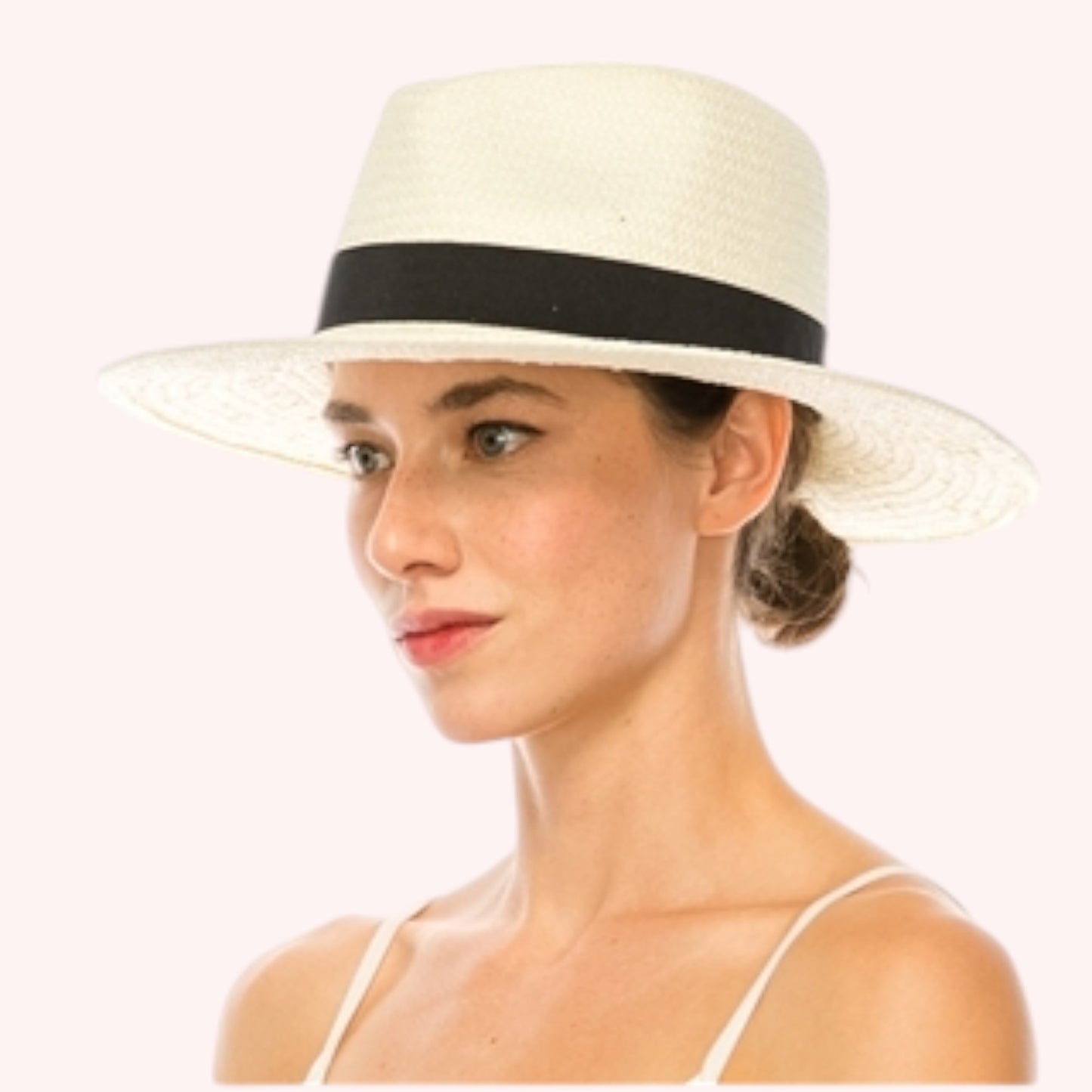 Handwoven Toyo Straw Panama Hat – Classic & Adjustable Fit