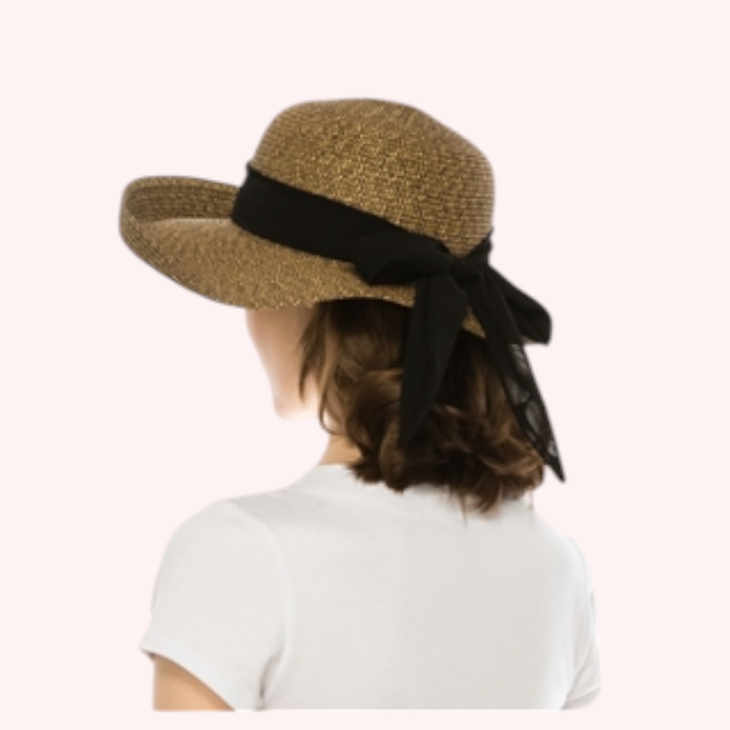 Front Flip Sun Hat w/ Sash – Packable & Adjustable UPF 50+