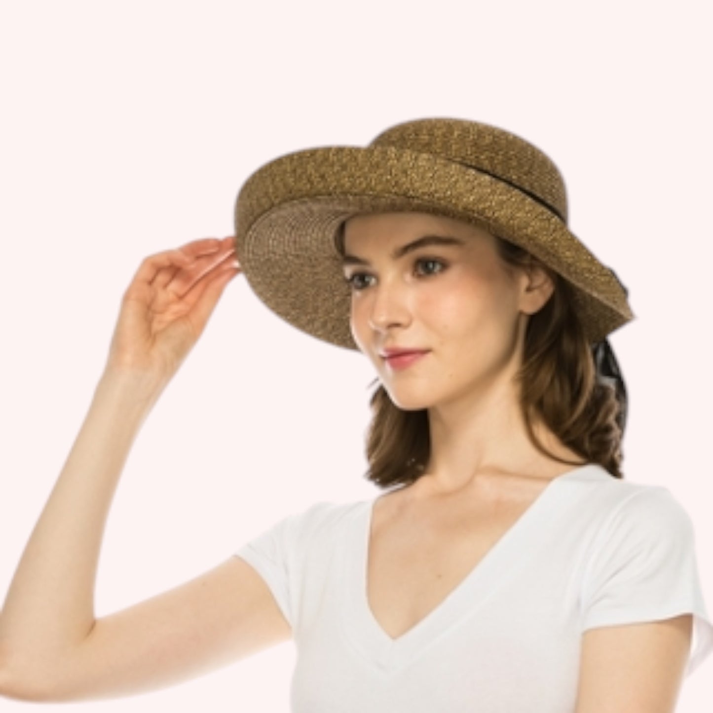 Front Flip Sun Hat w/ Sash – Packable & Adjustable UPF 50+