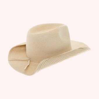 Kids’ Straw Cowboy Hat – Packable & Shapeable