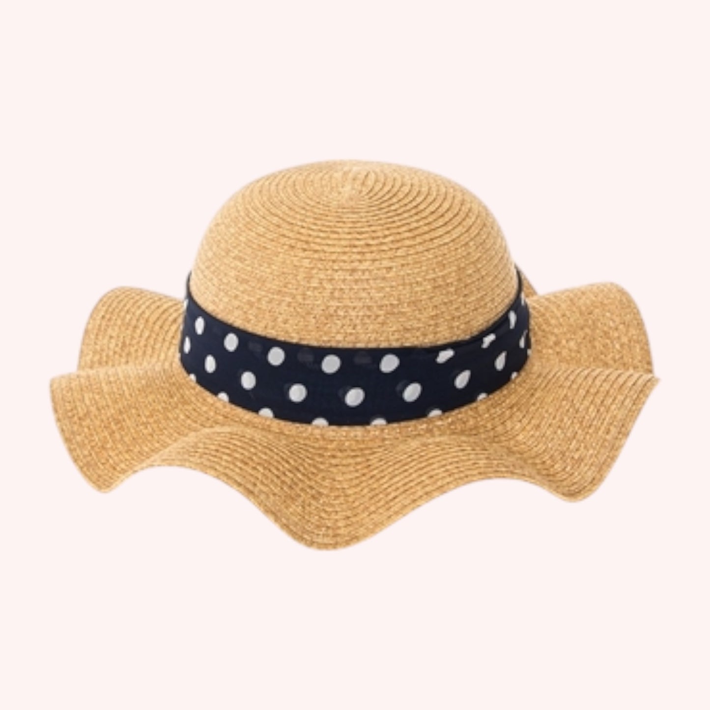 Kid's Wavy Brim Sash Hat