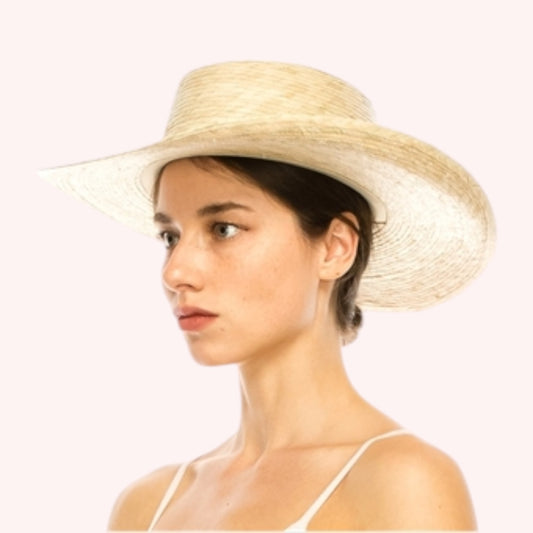 Palm Leaf Safari Hat – Lightweight, Sun-Safe & Handmade