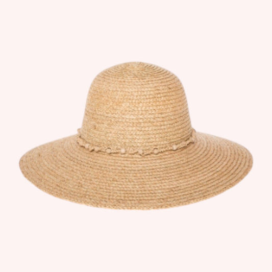 Beaded Raffia Straw Sun Hat – Handmade, Stylish & Sun-Safe!