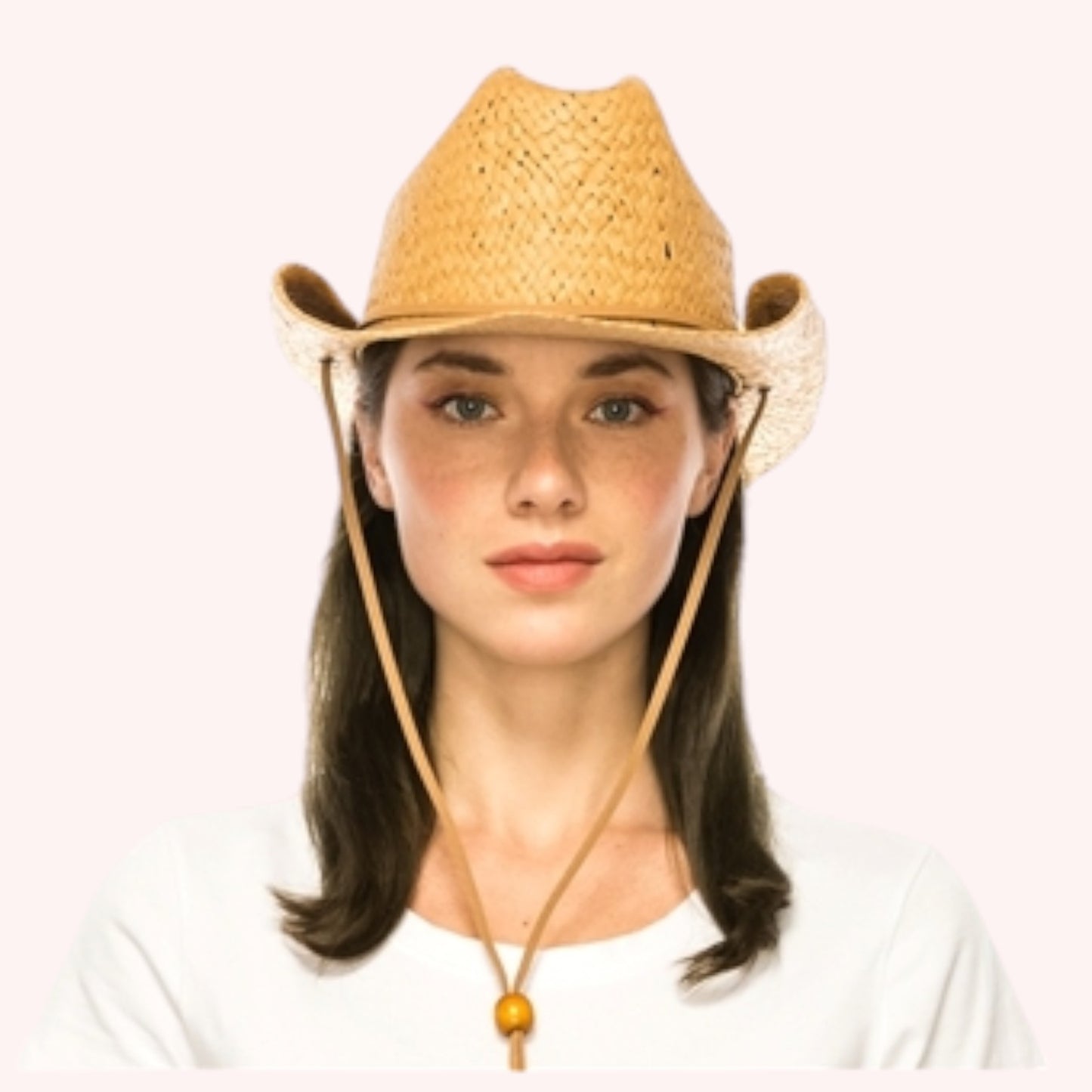 Handwoven Straw Cowboy Hat – Shapeable & Unisex Design