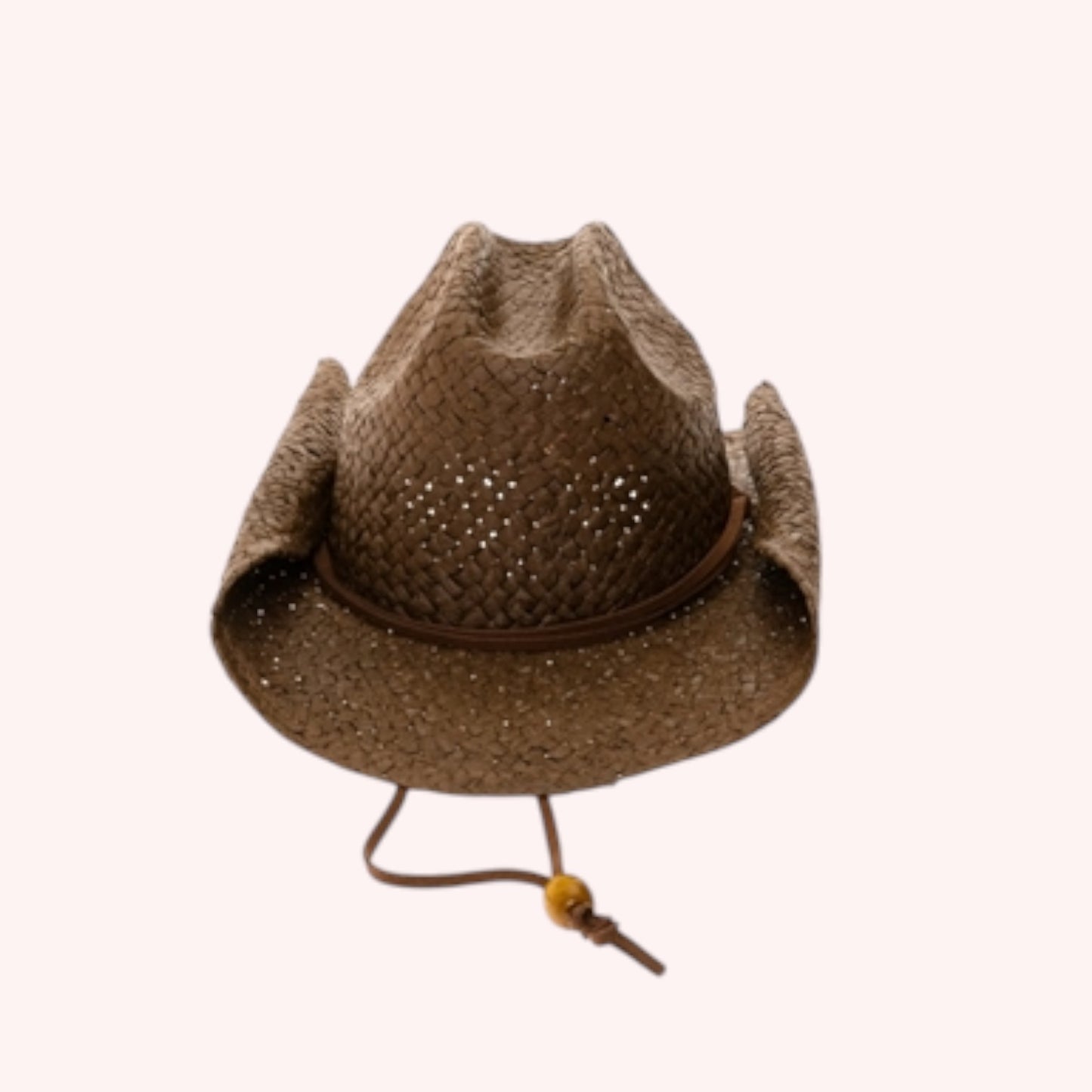 Handwoven Straw Cowboy Hat – Shapeable & Unisex Design