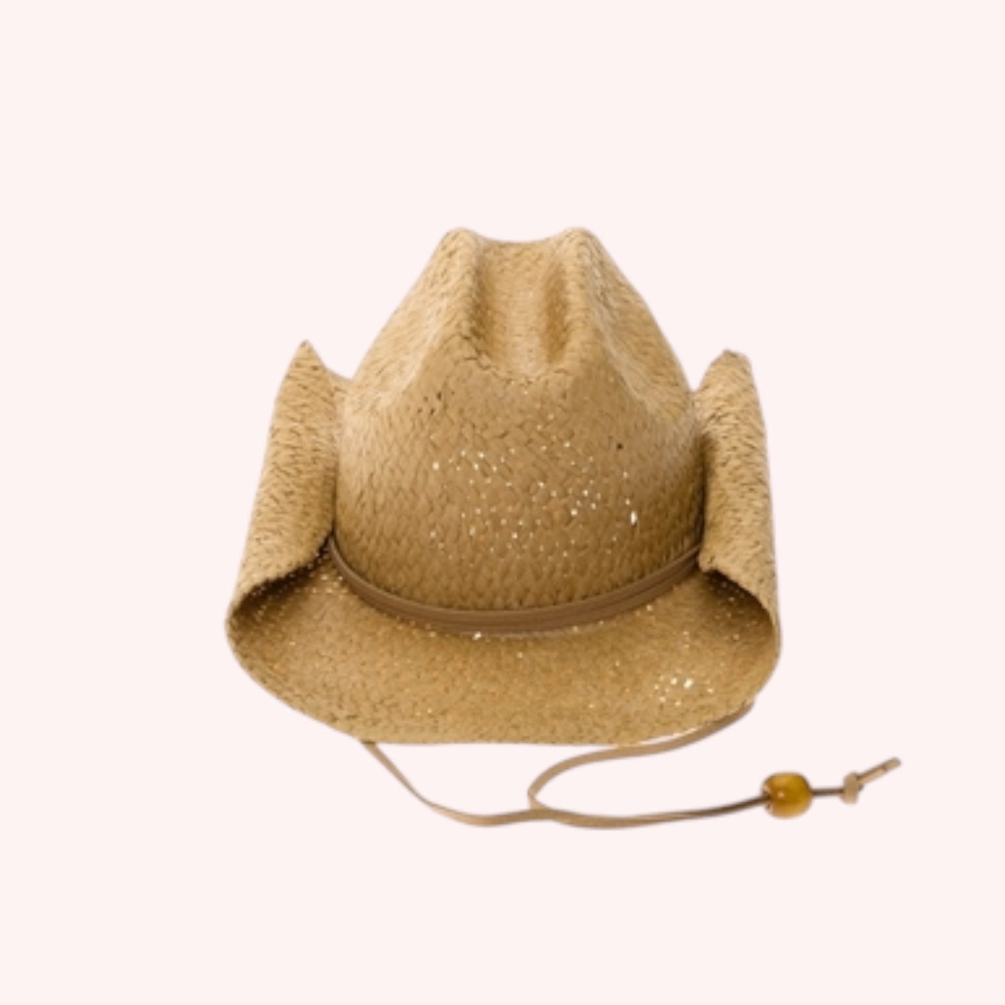 Handwoven Straw Cowboy Hat – Shapeable & Unisex Design